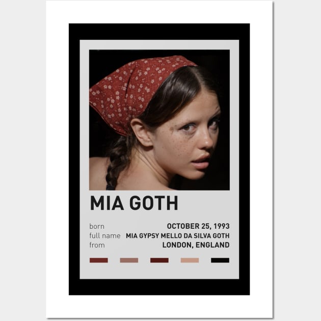 Mia Goth Wall Art by sinluz